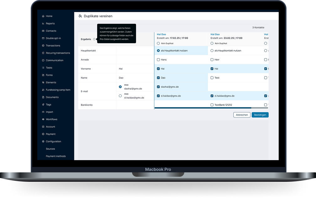 Duplicate Management (B2B)
